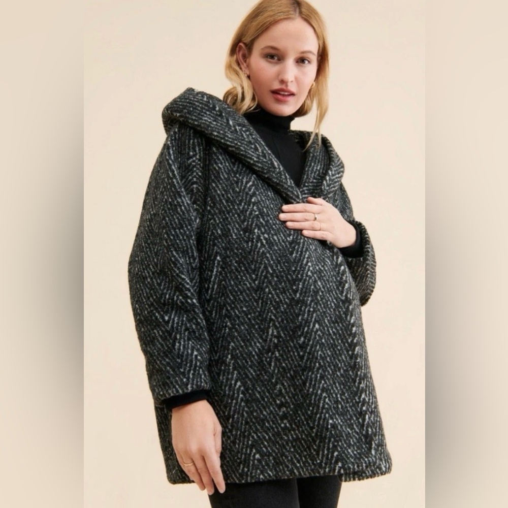 Hatch Maternity Coco Wrap Coat - image 1